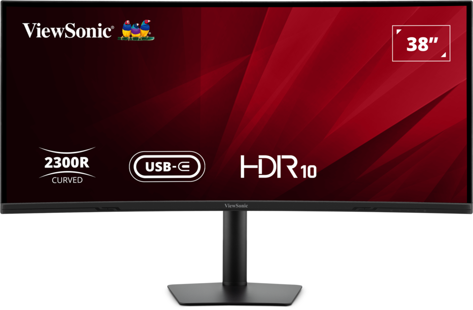 ViewSonic VG3820C 38” UWQHD+ 21:9 IPS Curved Monitor with USB-C